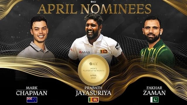 ICC announce nominees Players of the Month April 2023