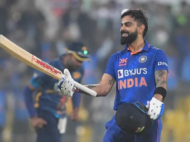Kohli surpasses Tendulkar's record with a century against Sri Lanka