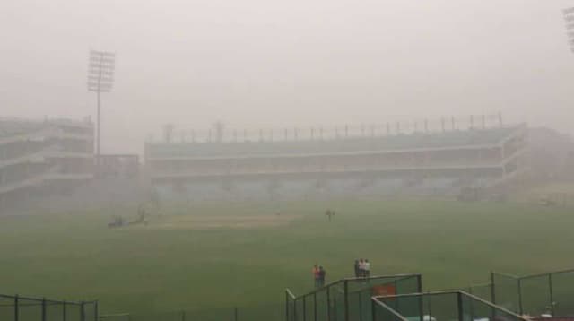 Multan Test was reportedly moved to Karachi due to foggy weather