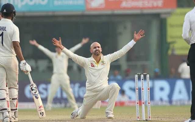 Nathan Lyon becomes third bowler to  take 100 Test wickets against India