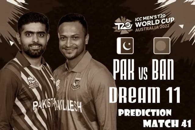 Pakistan vs Bangladesh, Group 2, Match 41 Dream 11 Prediction, Fantasy Cricket