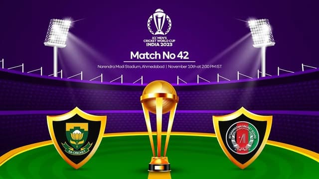 South Africa vs Afghanistan Match 42, ICC World Cup 2023, Dream 11 Prediction, Fantasy Cricket