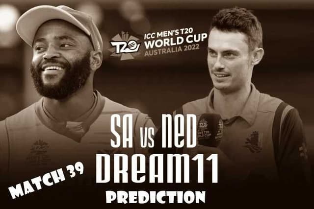 South Africa vs Netherlands, Group 1, Match 40 Dream 11 Prediction, Fantasy Cricket