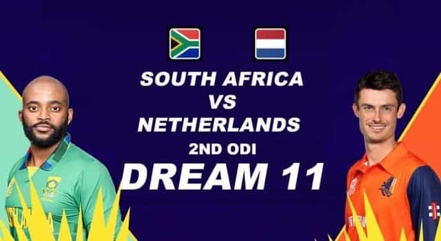 South Africa vs Netherlands 2nd ODI, Dream 11 Prediction, Fantasy Cricket