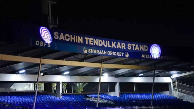 Sharjah Cricket Stadium is renames after Sachin Tendulkar