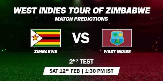 Zimbabwe vs West Indies 2nd Test, Dream 11 Prediction, Fantasy Cricket
