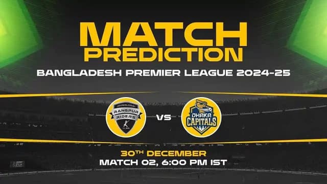 Rangpur Riders vs Dhaka Capitals BPL 2024 Match 2, Dream 11 Prediction, Fantasy Cricket
