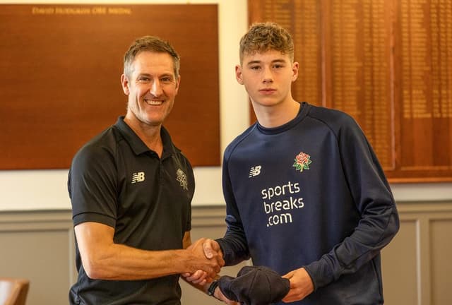 Andrew Flintoff's son Rocky Flintoff signs first professional contract with Lancashire