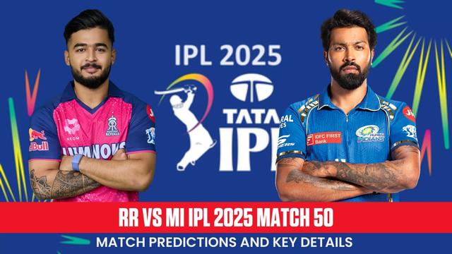RR vs MI IPL 2025 Match 50 Prediction, Who Will Win Today’s Match?