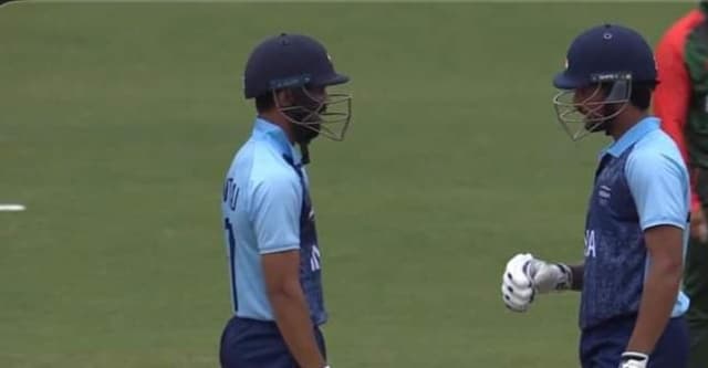 Gaikwad - Varma's stellar 97 run pummels Bangladesh by 9 wickets to reach the final of Asian Games 2023