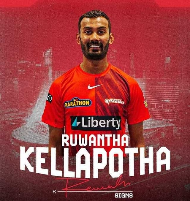 BBL:  Melbourne Renegades sign Sri Lankan spinner Ruwantha Kellapotha