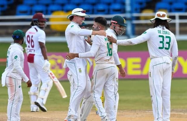 Maharaj spins a web to help South Africa get on the top after day 3