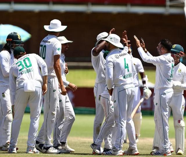Keshav Maharaj takes fifer to seal the series 2-nil for South Africa 