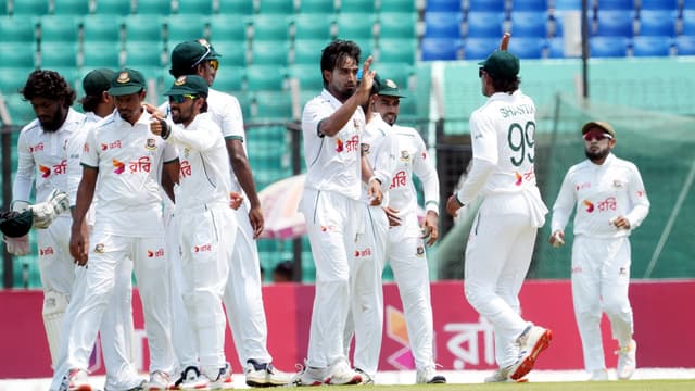 Taijul Islam's sensational fifer helps Bangladesh top the opening day of Chattogram Test