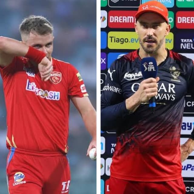 Du Plessis and Sam Curran fined for slow over rate and breaching code of conduct respectively 