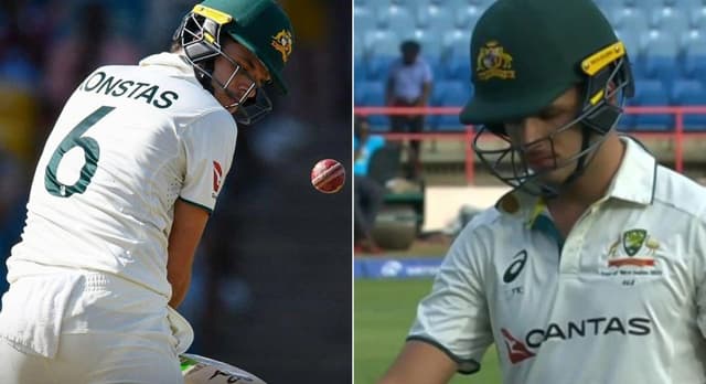 WATCH: Sam Konstas Walks Off Shattered After Duck in 2nd Innings of AUSvsWI 2nd Test 2025