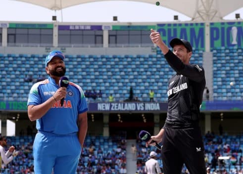 Toss: New Zealand bat first in ICC Champions Trophy 2025 final