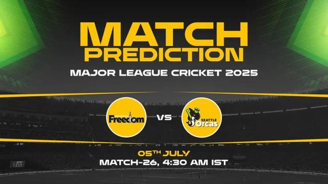 Seattle Orcas vs Texas Super Kings MLC 2025 Match 28, Dream 11 Prediction, Fantasy Cricket