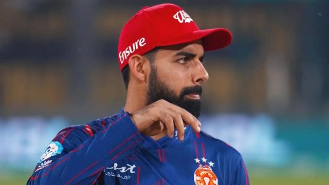 Shadab Khan Becomes First Spinner to Take 100 Wickets in PSL