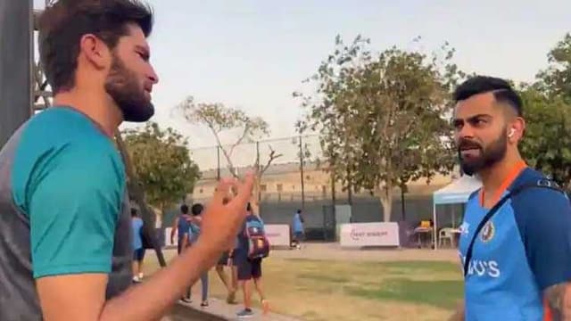 Asia Cup 2022: Kohli meets Afridi, asking about his injury