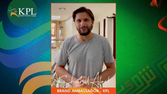 KPL 2022: Shahid Afridi remains Kashmir Premier League as brand ambassador