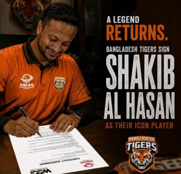 Shakib Al Hasan named Bangladesh Tigers captain for Asian Legends League