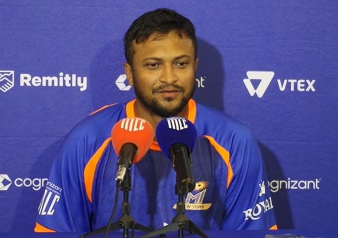 "My eye is completely fine now," says Shakib Al Hasan