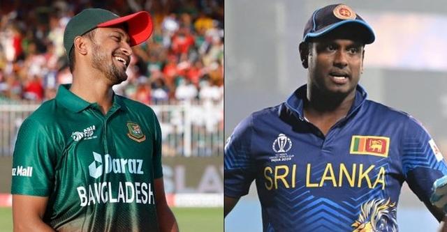 Mathews’ explosive 85 not enough as Shakib's side claims first win
