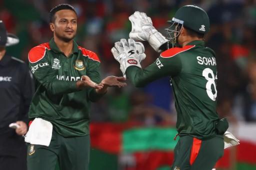Bangladesh hold nerve to snatch all-important win against Oman