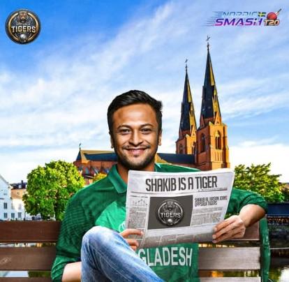 Shakib Al Hasan signs for Sweden’s Nordic Smash T20