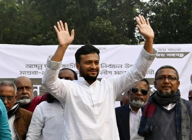 Bangladesh captain Shakib Al Hasan wins parliament seat 