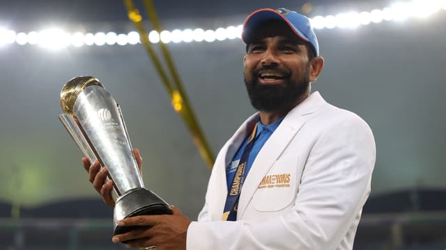 [WATCH] Shami Leaves Celebration as Team India Pops Champagne After CT 2025 Triumph