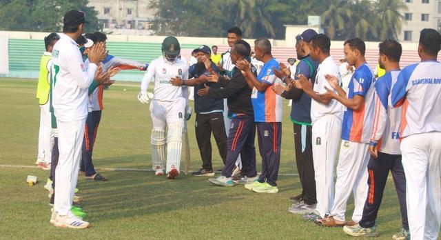 Shamsur Rahman Shuvo bids tearful farewell after final first-class innings