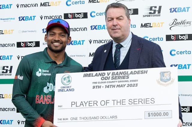 Najmul Hossain Shanto nominated for ICC Player of the Month Award
