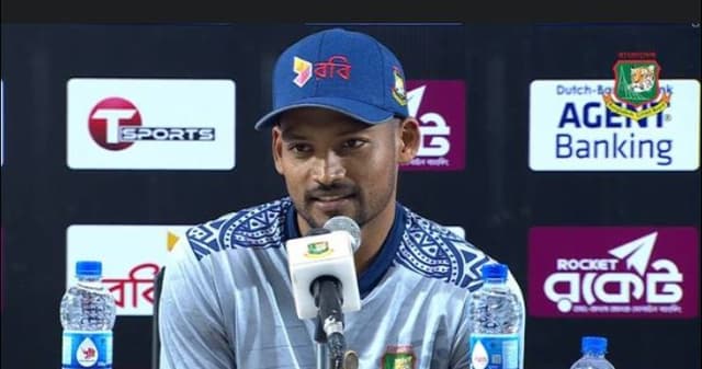 Shanto's eyes on Soumya Sarkar's controversial not out decision 