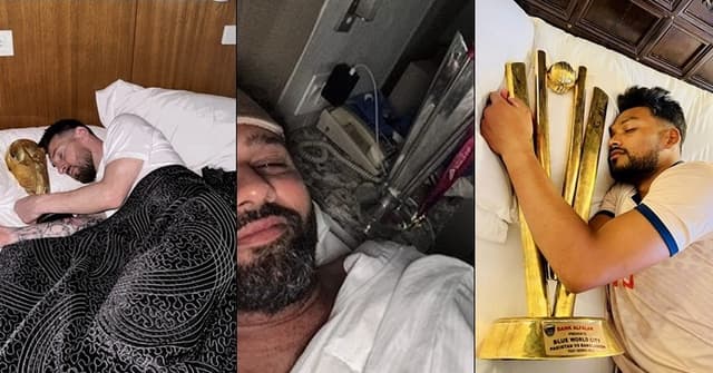 Shanto's trophy celebration mirrors Messi and Rohit after historic series win