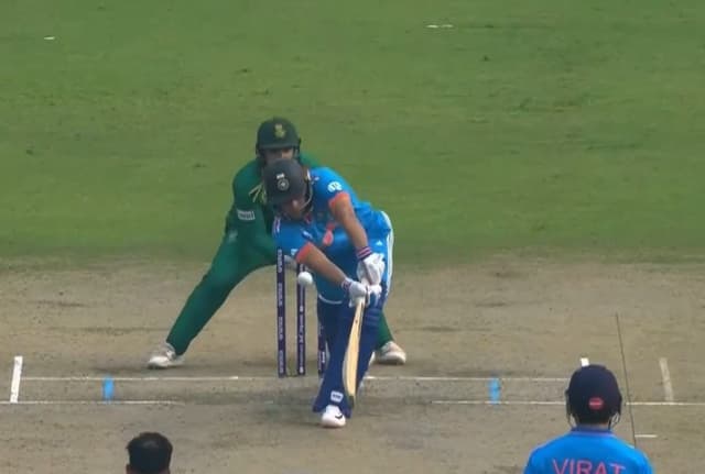 World Cup 2023: Keshav Maharaj bowls an absolute peach of a delivery to dismiss Shubman Gill