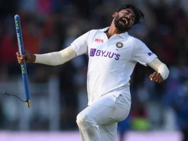 Mohammed Siraj takes five-wicket haul in county debut