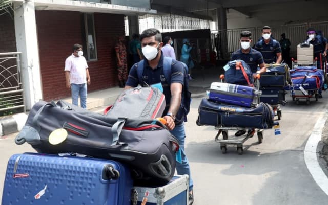 Sri Lankan team shifted to another hotel