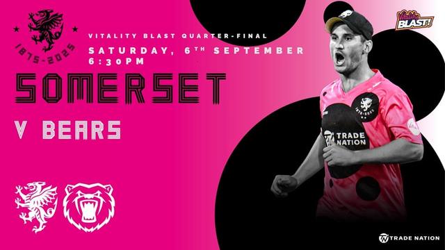 Somerset vs Birmingham Bears T20BLAST 2025 Quarter Final 4, Dream 11 Prediction, Fantasy Cricket