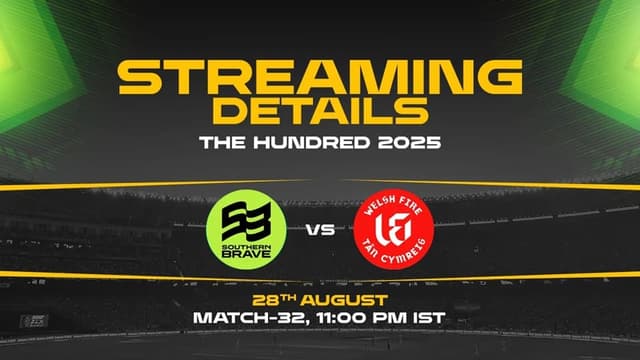 Southern Brave vs Welsh Fire The Hundred 2025 Match 32, Dream 11 Prediction, Fantasy Cricket