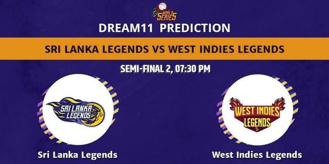 Sri Lanka vs West Indies Legends, Semi Final 2, Dream 11 Prediction, Fantasy Cricket