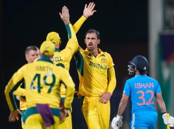 Mitchell Starc becomes quickest bowler to take 50 wickets in ODI World Cup