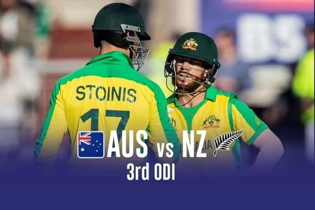 Stoinis and Warner out of the 3rd ODI against New Zealand