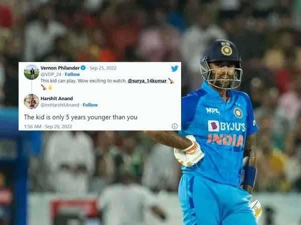 Vernon Philander trolled for calling  Suryakumar Yadav a kid
