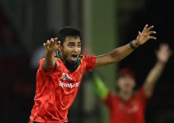 Tanzim Hasan Sakib enjoys successful stint in Global Super League with Guyana Amazon Warriors