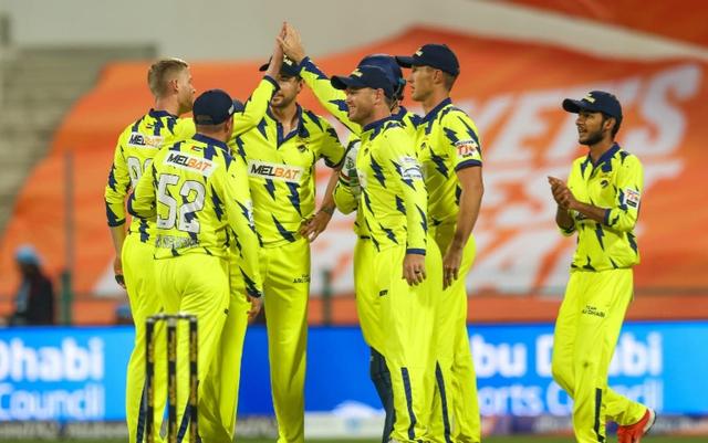 Team Abu Dhabi register thrilling last-ball win to grab their first victory in their last match