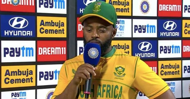 We didn't expect the pitch to be sharp says skipper Temba Bavuma