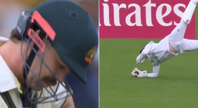 [Watch] Travis Head Falls Just Before Lunch on Day 1 of WTC 2025 Final at Lord’s