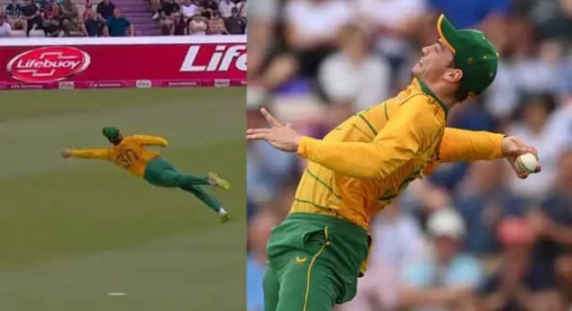 WATCH: South Africa's Stubbs takes a sensational catch against England